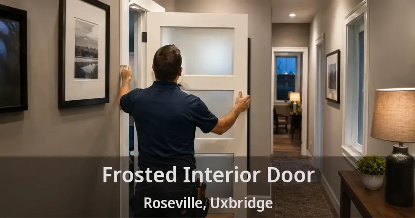 Frosted Interior Door Roseville, Uxbridge - ON