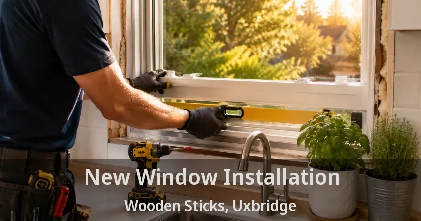 New Window Installation Wooden Sticks, Uxbridge - ON