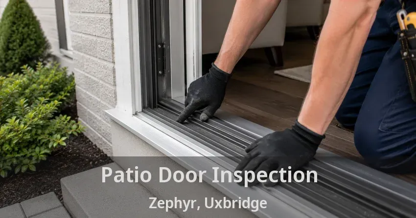 Patio Door Inspection Zephyr, Uxbridge - ON
