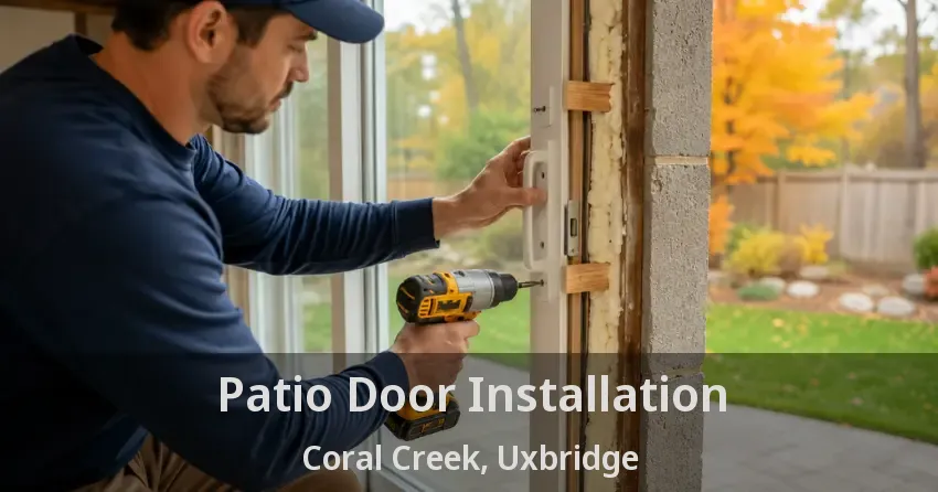 Patio Door Installation Coral Creek, Uxbridge - ON