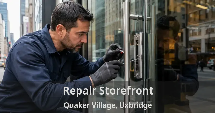 Repair Storefront Quaker Village, Uxbridge - ON