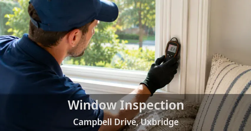 Window Inspection Campbell Drive, Uxbridge - ON