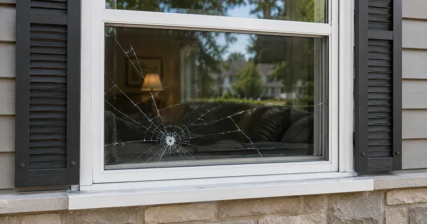 technician measuring window opening for emergency glass replacement Testa Heights, Uxbridge
